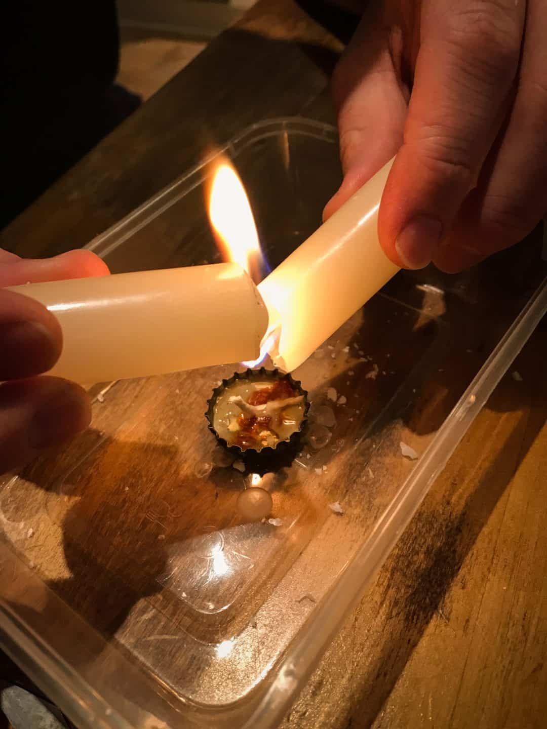 DIY Survival Candle Pack Config